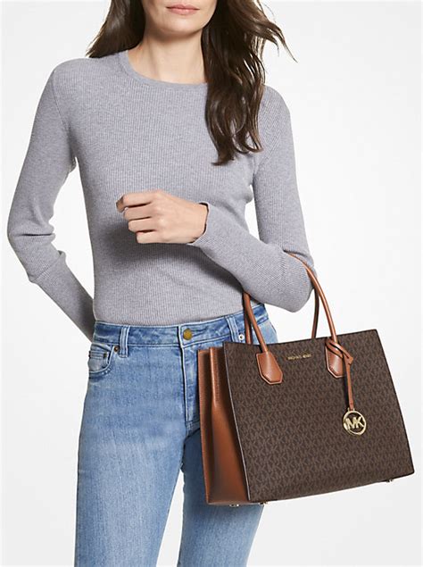 michael kors mercer large lea|Michael Michael Kors Mercer Extra Large Pocket Tote .